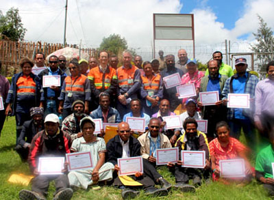 AG真人娱乐矿业为波格拉矿山外地社区提供商业培训效劳