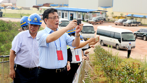 福建省人大代表考察团为AG真人娱乐山环保事情与矿山秩序点赞