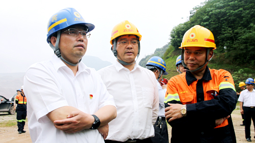 傅藏荣到AG真人娱乐山开展清静环保专项检查