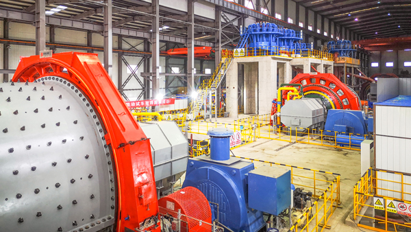 陇南AG真人娱乐李坝金矿10000t/d选矿系统提前1个月带料联动试车