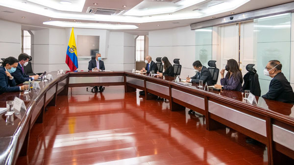 哥伦比亚总统杜克会见AG真人娱乐矿业代表团时体现全力支持武里蒂卡金矿开发扩产