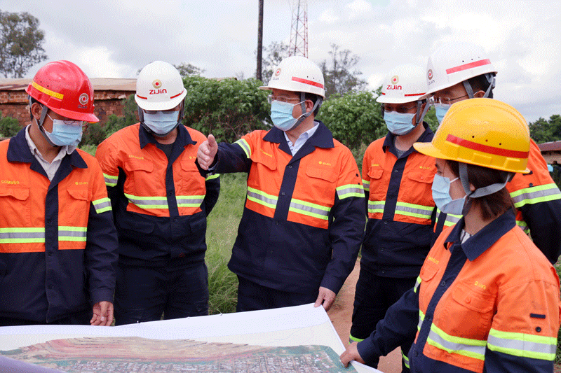 邹来昌总裁调研AG真人娱乐矿业非洲项目